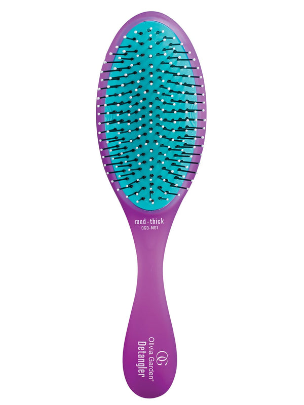 Olivia Garden Detangler Medium-Thick - Purple Brush (1 Unit)