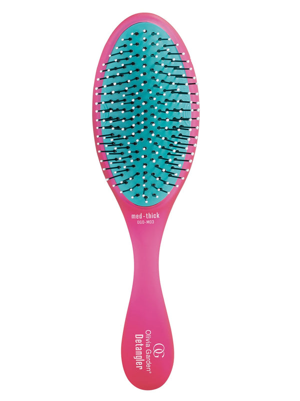Olivia Garden Detangler Medium-Thick - Pink Brush (1 Unit)